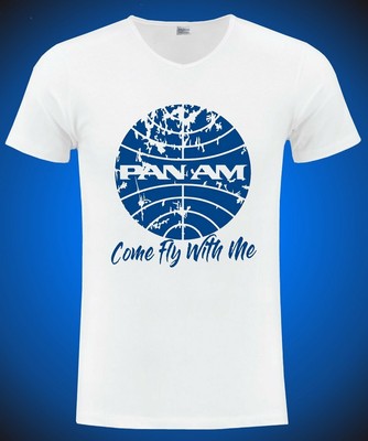 Pan Am Airlines Retro T Shirt | eBay