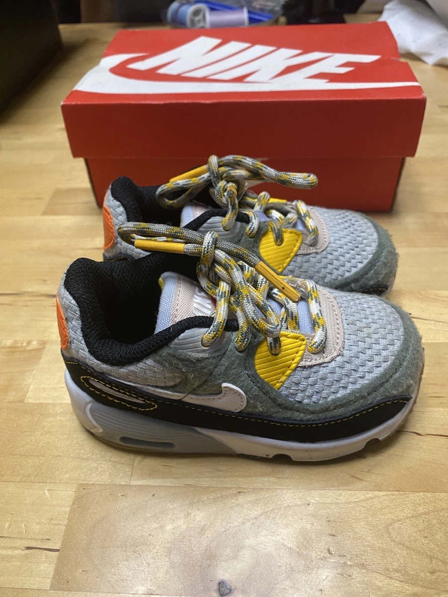 Nike Air Max 90 Leather Swoosh Compass TD Toddler Size 6c DC2531 300