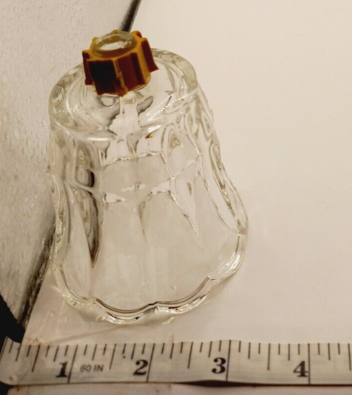 Set of 3 HOMCO STARLITE Pegged Votive Cups Clear Glass Candle Holder eBay