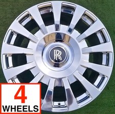 4 New Polished 22 inch Wheels for OEM Factory Rolls Royce PHANTOM VIII Cullinan
