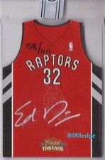 2015-16 PANINI REPLAY ROOKIE AUTO: ED DAVIS #/110 RC ON CARD AUTOGRAPH DIE-CUT