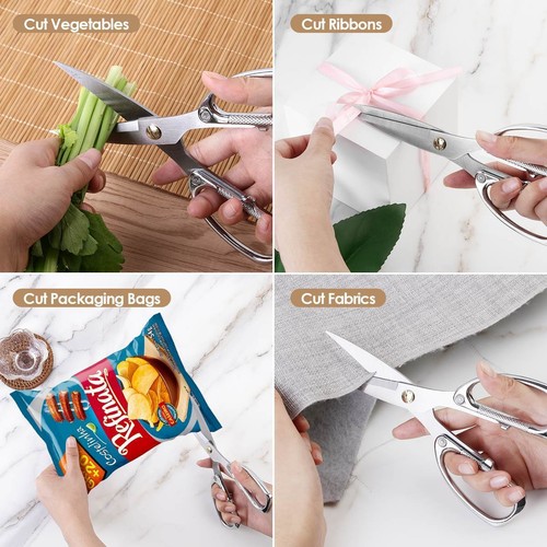 Ribbon Cutting Ceremony Heavy Duty Fabric Tailor Scissors for Cardboard Sewing - Picture 5 of 9