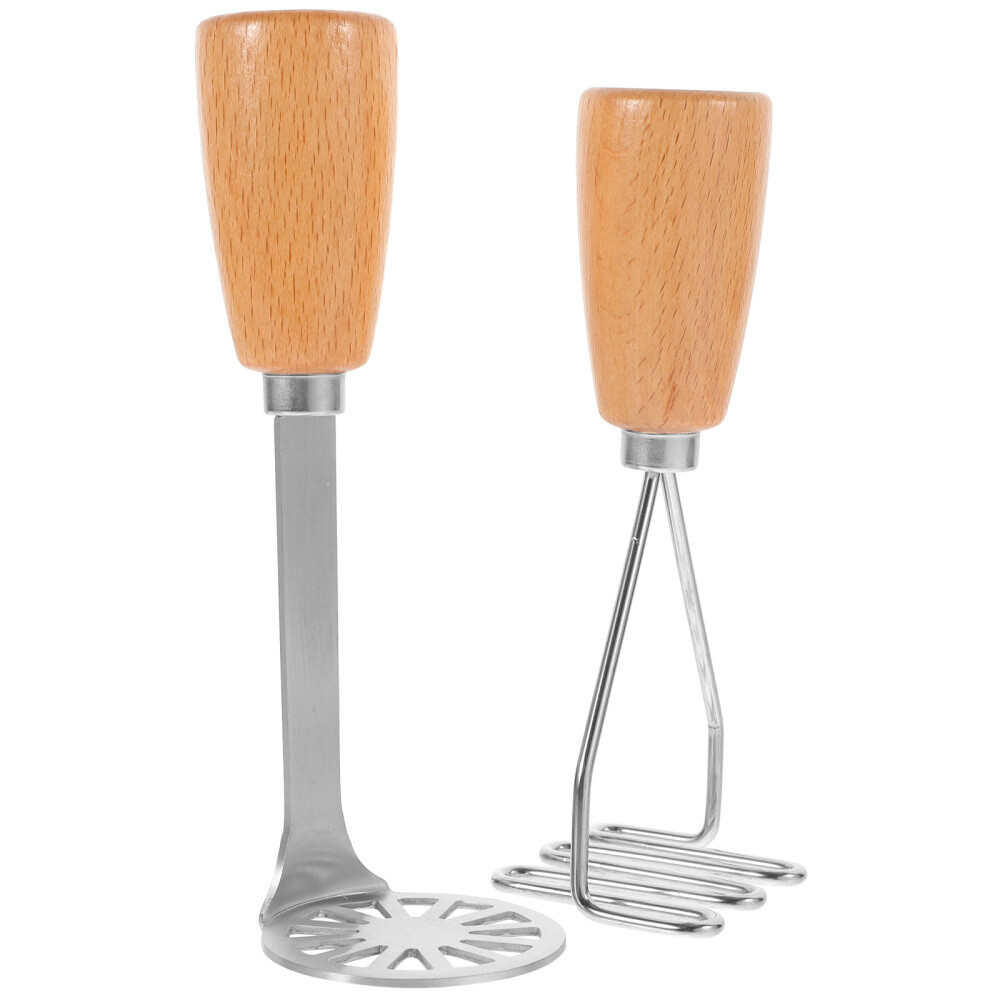 2 Pcs Kartoffelstampfer Küchenkartoffelstampfer Manuelle Kartoffelpresse