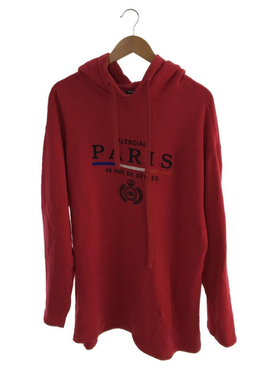 BALENCIAGA Paris Flag Oversize Hoodie cotton red S Used | eBay BALENCIAGA Paris Flag Oversize Hoodie cotton red S Used | eBay