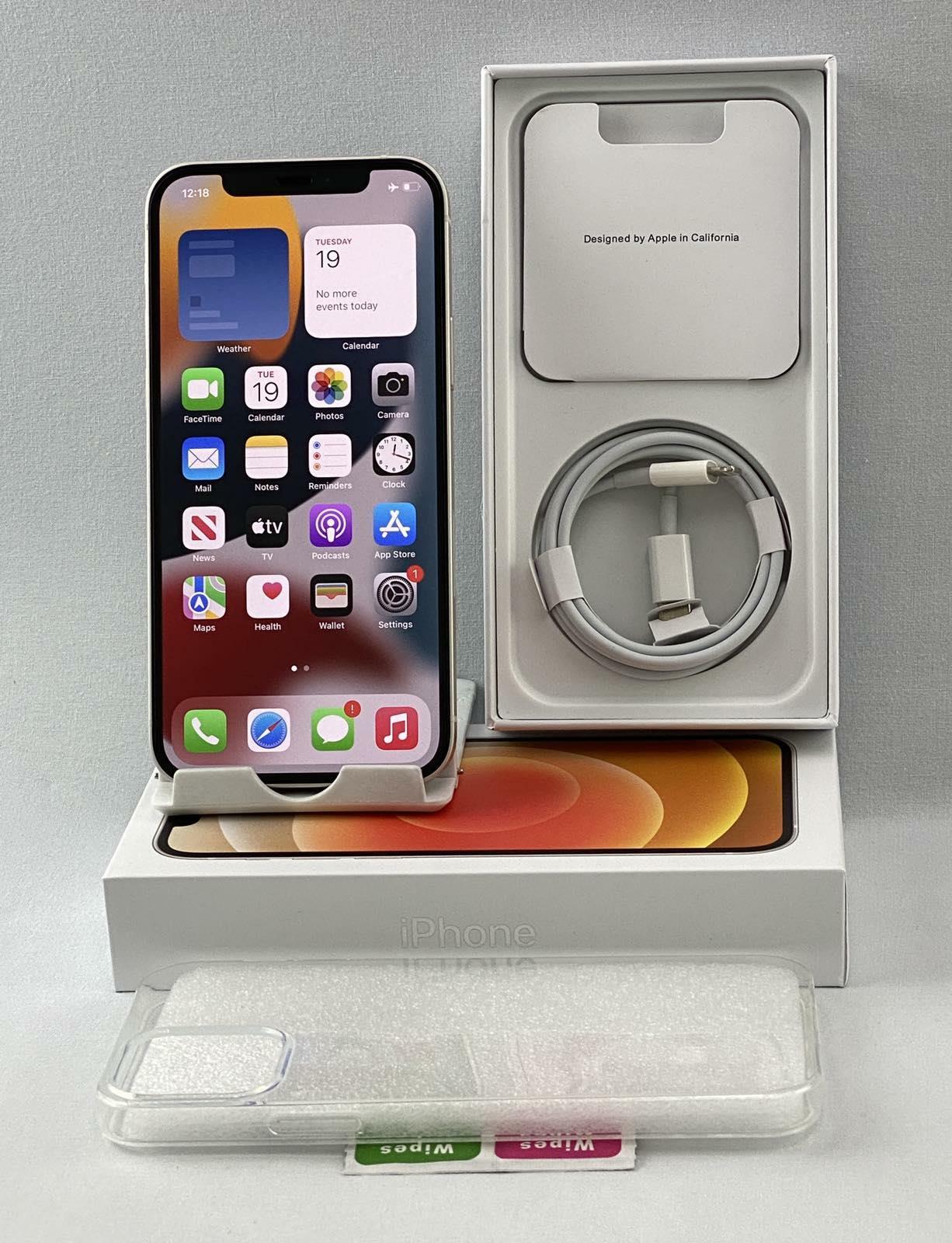 Apple iPhone 12 A2172 64GB White! 9/10! Unlocked phone! Free Fast Delivery!