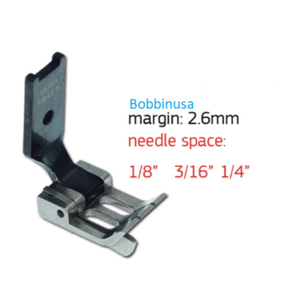 Double Needle Presser Foot Left 1/4 Ever Peak