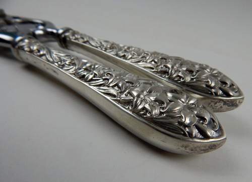 Easter Lily by Frank Whiting Sterling Silver Poultry Shears - Picture 7 of 19