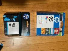 Genuine HP 98 Black 95 Color 2PK Ink Cartridge DesignJet 5940 Deskjet 5745 ;