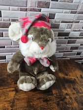 Vintage Christmas Mouse Lil Tweaks Plush Target Dayton Hudson 16 Tall Sitting