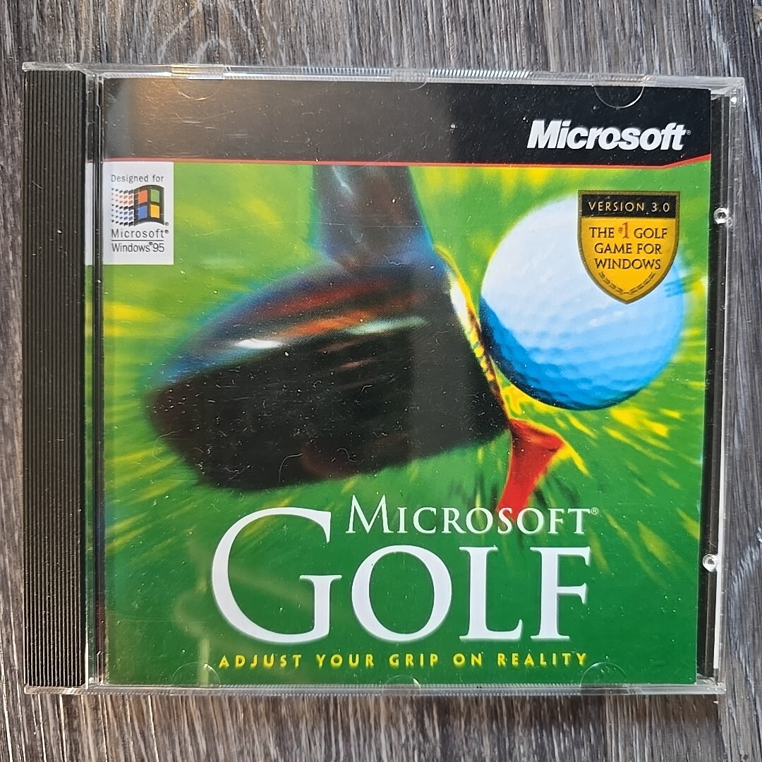 Microsoft Golf PC game - Version 3.0 (1996) CD