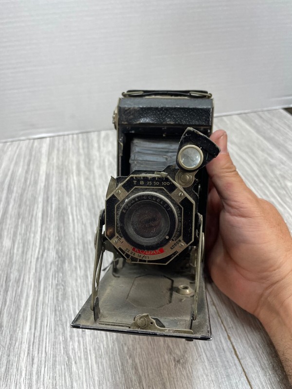 Kodak No. 1 Kodak Camera see pics below opened stands 7" tall 6" long antique