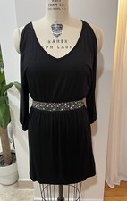 NWT Guess black dress rhinestones women’s size Small