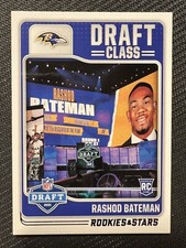 2021 Rookies & Stars Rashod Bateman Rookie Draft Class Purple /35 RC Color Match