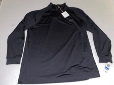 Greg Norman for Tasso Elba 1/4 Zip Pullover Mens Sz XL Black NWT 