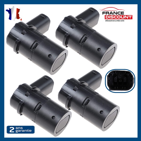 4 Parksensoren RüCkfahr Einparkhilfe Schwarz FüR Citroen C5 I 01-08 659001-image