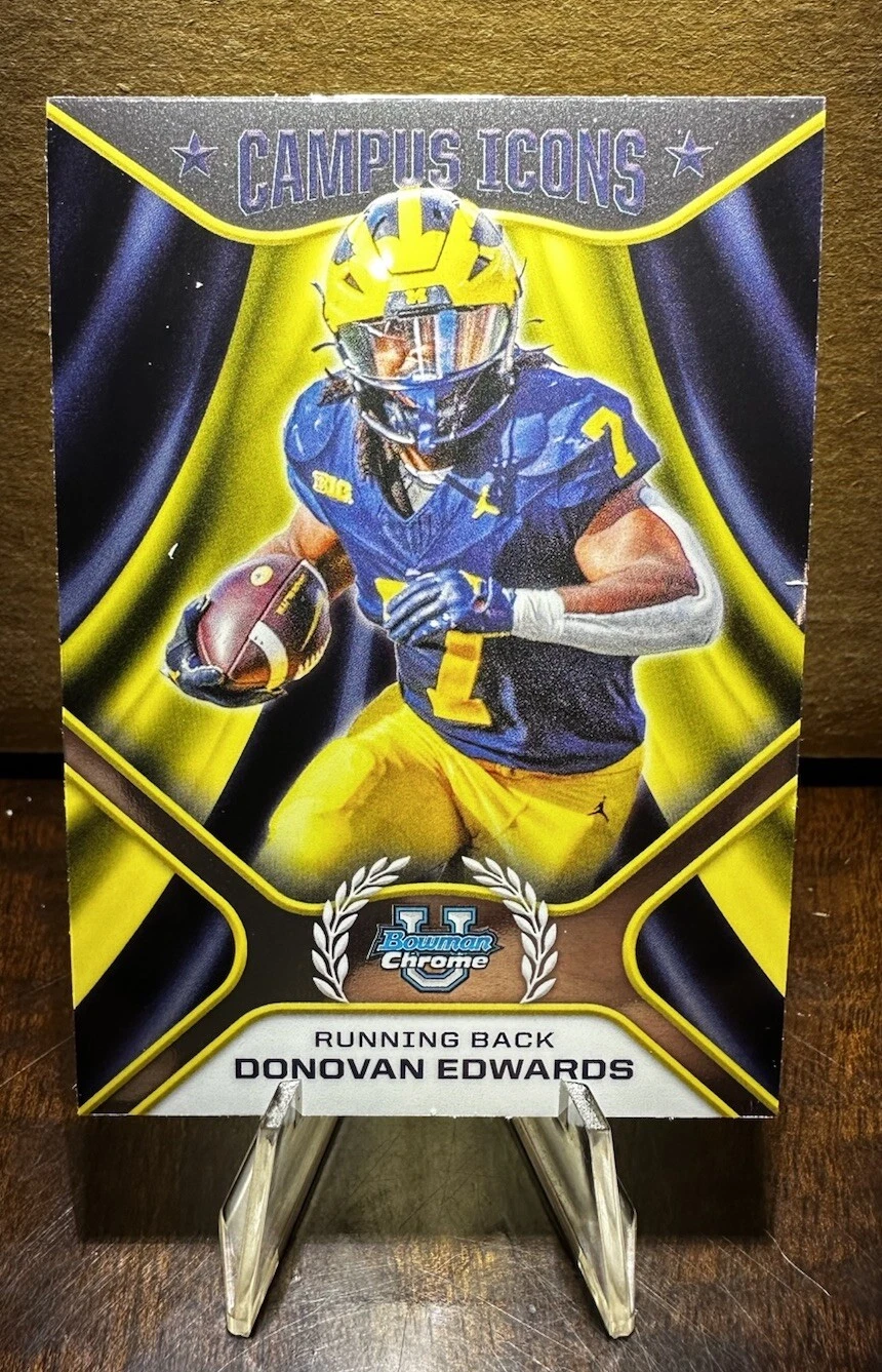 Donovan Edwards trading card