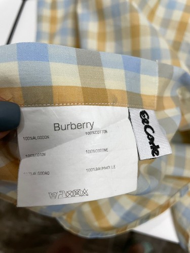 Burberry Men’s Shirt Multicolor Size M - Picture 8 of 9