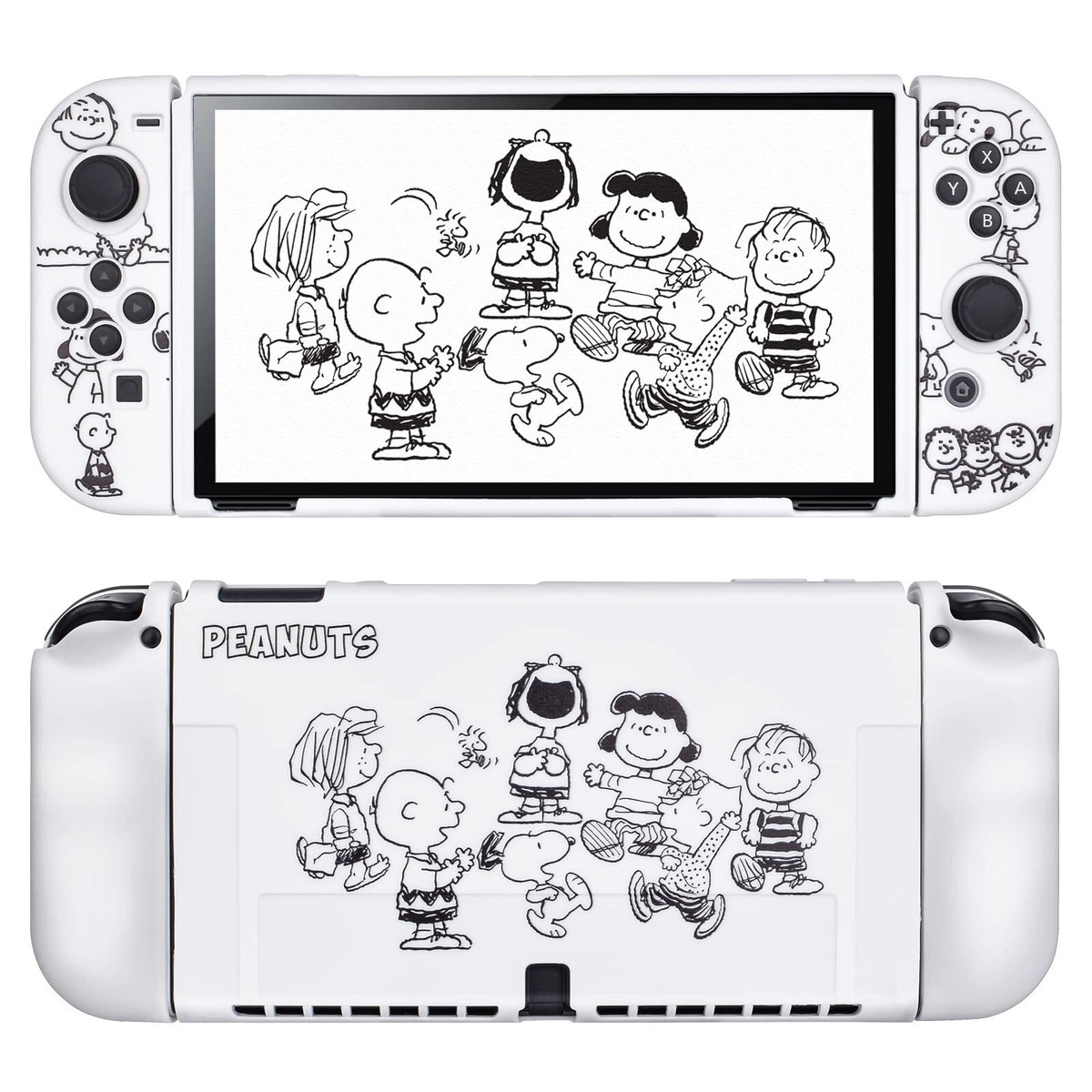 Dlseego Snoopy Switch OLED Cover Organic el Model Case for