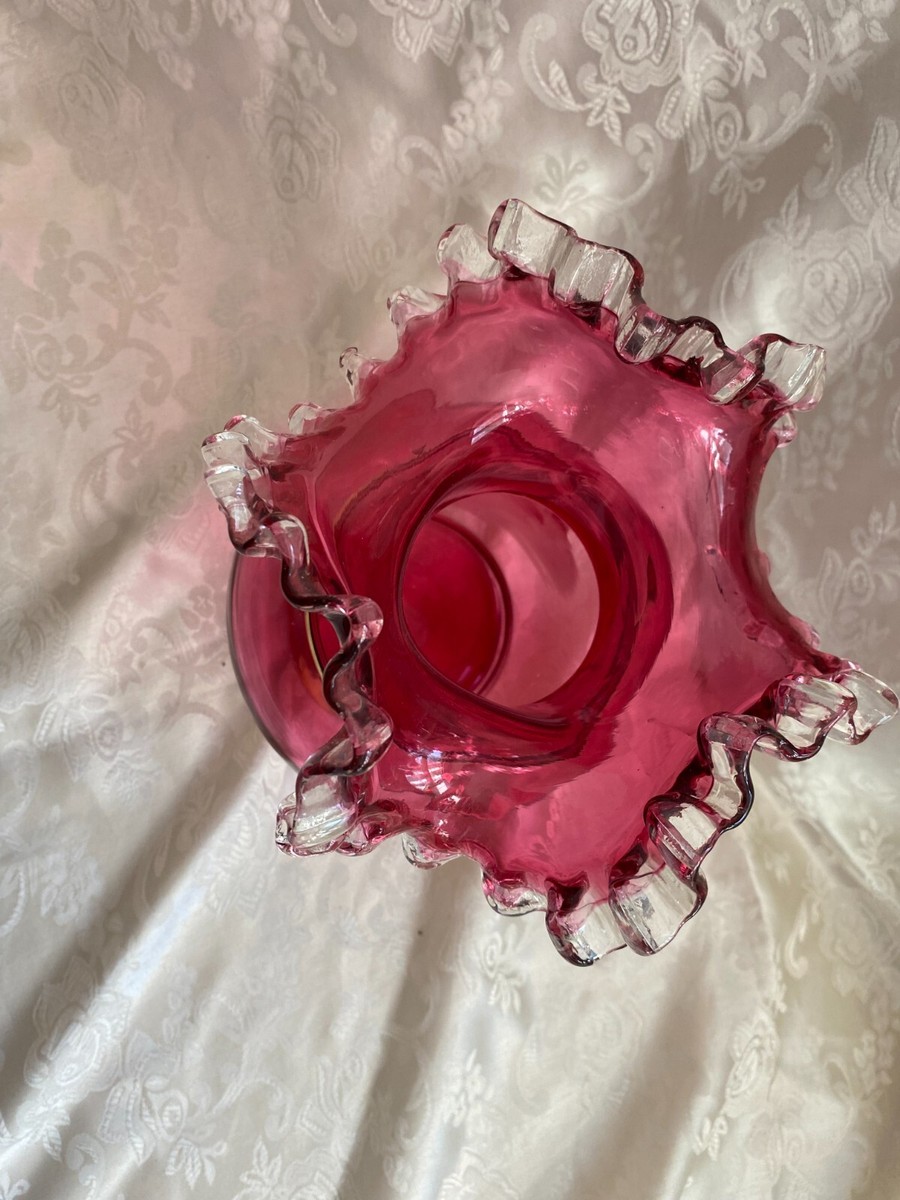 Mary Gregory Fenton Cranberry Glass 10