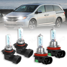 For Honda Odyssey 2011-2021 Headlights Halogen High Low Beam Replace Bulb 4Pcs