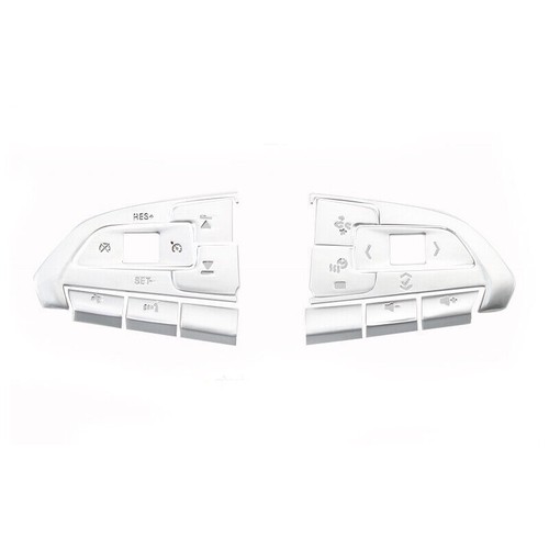 Steering Wheel Button Cover Trim Silver Aluminum Fit For Cadillac CT5 2019-2020 - Picture 4 of 6
