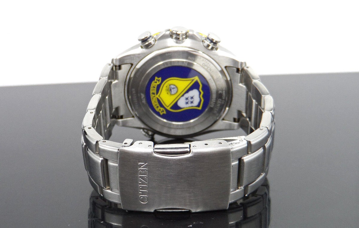 Citizen AT8020-54L Blue Angels World Time Perpetual Chrono Radio