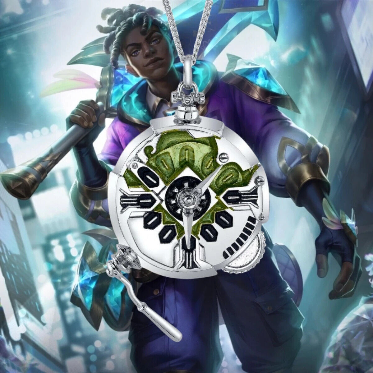 League of Legends Arcane Ekko Stopwatch Peripheral Figurines