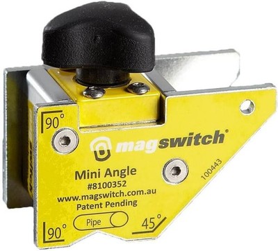 80 lb Mini Angle Welding Magnet - Multi Angle Holder for Metal Fabrication