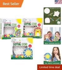 Mosaic Turtle, Hedgehog,  Sun - 3-Pack 7-Inch Ceramic Stepping Stones  6 Vi...