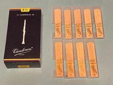 Used trial play only Vandoren clarinet reed blue box B3.5 9 pieces
