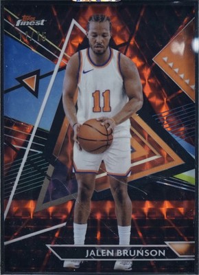 2023-24 Finest - Black Refractors #144 Jalen Brunson /15 Basketball NM