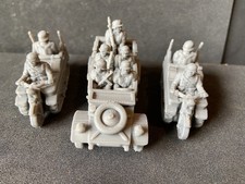 Bolt Action Recce / Transport Platoon 28mm 1/56 Scale 3 Vehicles German