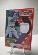 2023 Panini Elite - Future Threads Kendall George - Orange 25 /199 (MEM, RC)