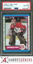 1989 O-PEE-CHEE #17 PATRICK ROY CANADIENS HOF PSA 10