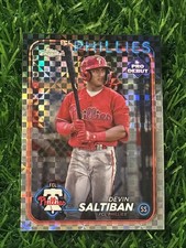 2024 Topps Pro Debut Chrome X-Fractor Devin Saltiban #PDC-179 (RC) - Phillies