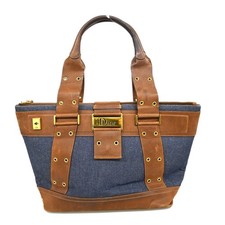 Christian Dior Blue Denim Street Chic Tote Bag 16-MA-0092 NQ06448