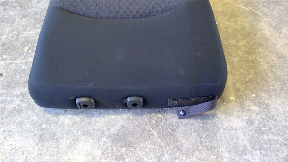 2017 Mitsubishi Mirage HTBK Passenger Rear 1/3 Seat Backrest Black C 113250 - Image 3 of 4