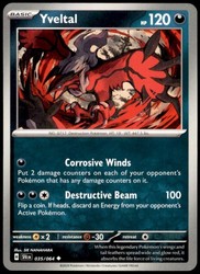 Yveltal 035/064 Uncommon Shrouded Fable
