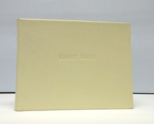 Tiffany & Co. Leather Bound Hardcover Guest Book  Ivory