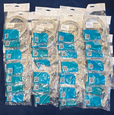 Digitus Cat 5E SF-UTP Patch Cable Cord, 2m 6ft, bulk lot of 28!!