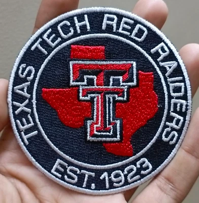 Texas Tech Red Raiders NCAA Team Logo Iron On Patch-Sew Patch-Embroidered Patch