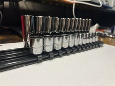 Snap-on TMM8 1/4" Drive 8mm Metric 6-Point Shallow Chrome Socket - USA Made