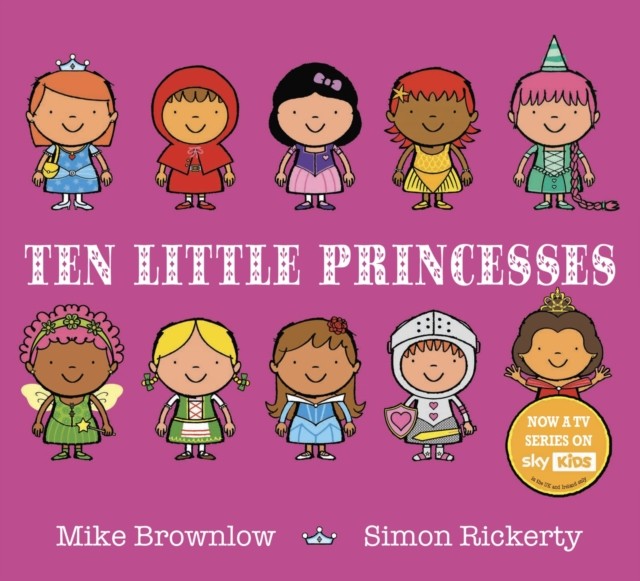 Ten Little Princesses by Mike Brownlow (Paperback Book)