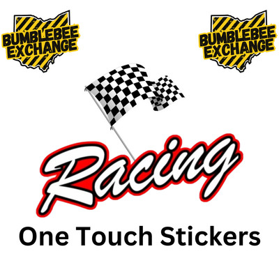 Racing One Touch Stickers - 45 Stickers - Premium Vinyl - Pick Your ...