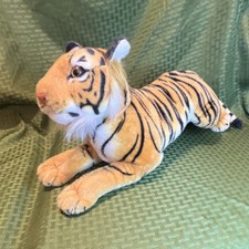 Tiger Tail USA Medium Tiger Stuffed Animal Orange Black White 14-24in