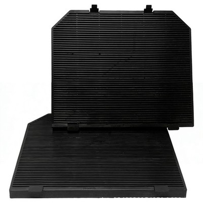 2PCS Black Activated Carbon Filter 257 x 215 x 13mm for CIARRA CBCF004 SKFC6968