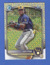 2025 BOWMAN CHROME MEGA PROSPECTS #38 LUIS PENA ROOKIE BASEBALL CARD