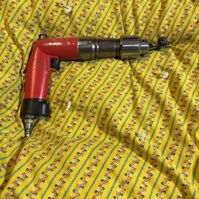 Sioux Pistol Grip Air Drill Reversible 700 RPM 3/8" Pneumatic Aircraft Tool