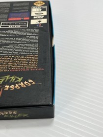 Corpse Killer (Sega CD, 1994) Complete CIB Reg Card Game Manual Disc Sleeve Box