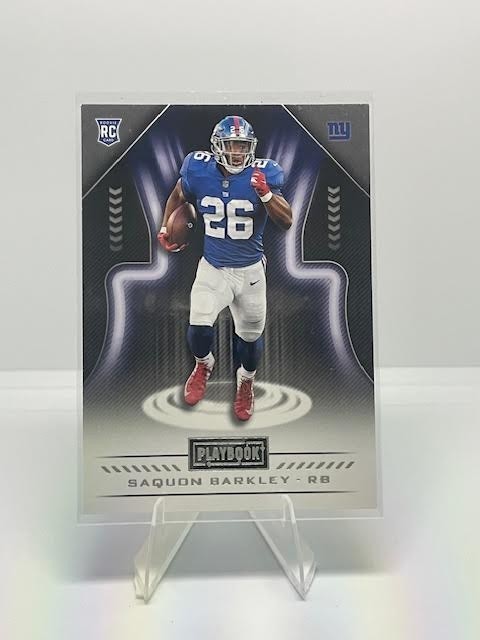 2018 Panini Playbook #111 - Saquon Barkley - RC Rookie - Giants